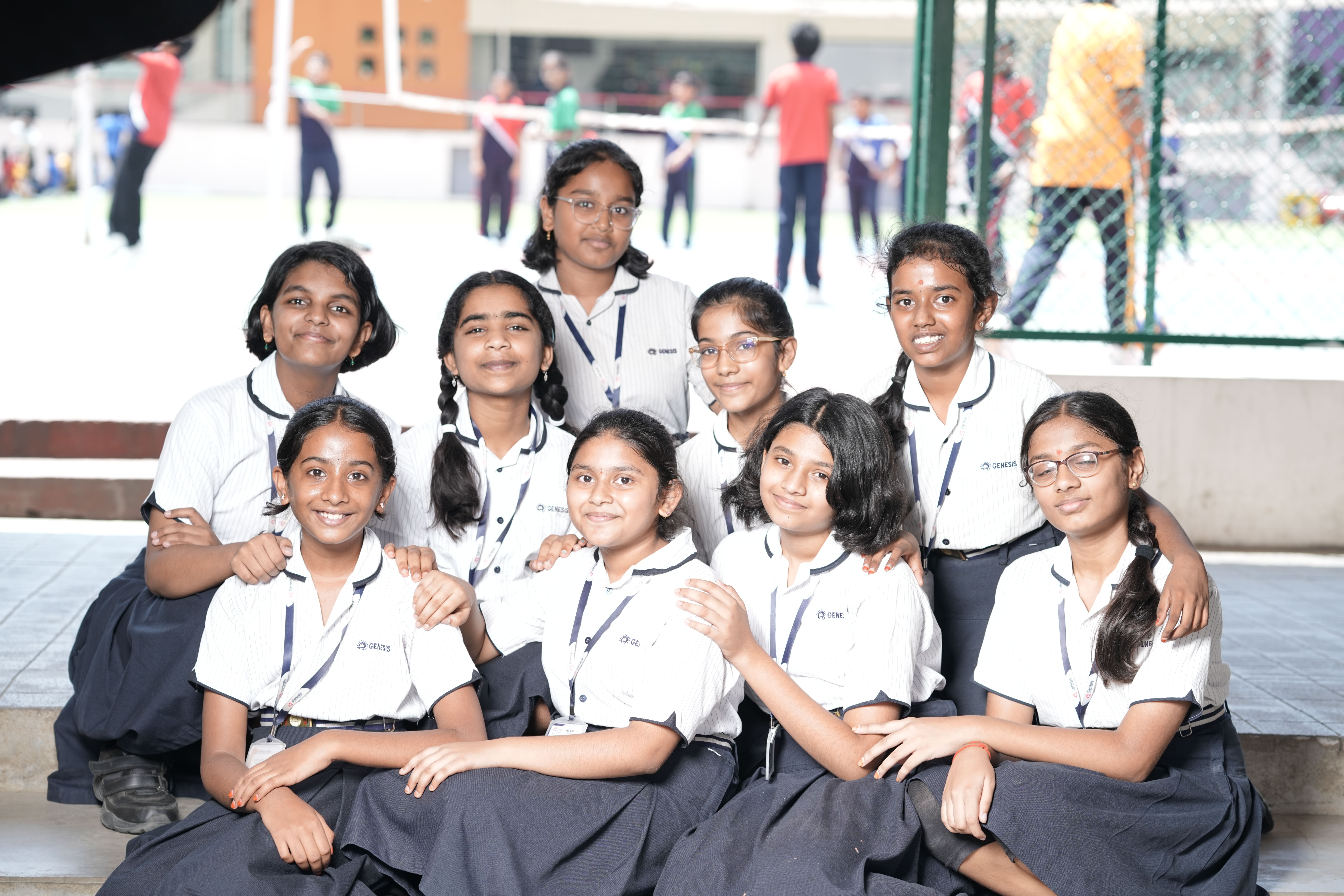Students and educators at Genesis School
